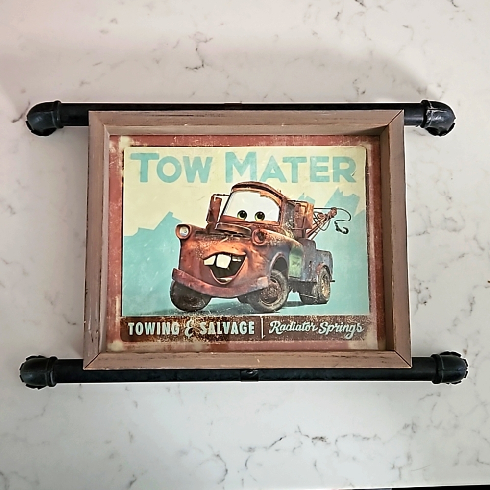 Disney PIXAR Cars Tow Mater wall picture